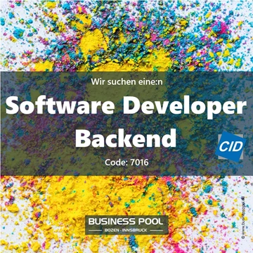 Software Developer Backend